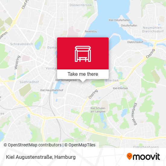 Kiel Augustenstraße map