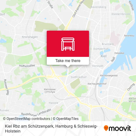 Kiel Rbz am Schützenpark map