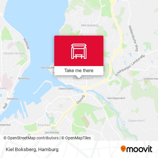 Kiel Boksberg map