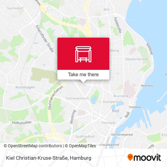Kiel Christian-Kruse-Straße map