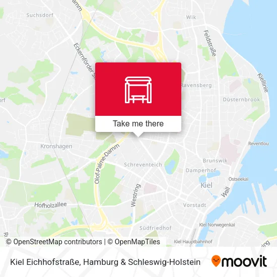 Карта Kiel Eichhofstraße