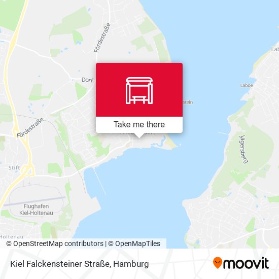 Kiel Falckensteiner Straße map