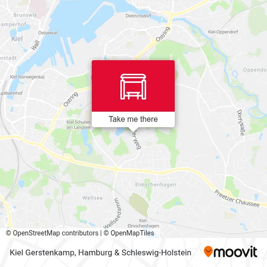 Kiel Gerstenkamp map