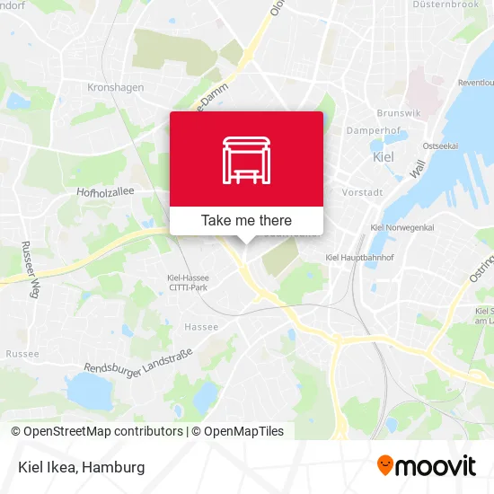 Kiel Ikea map