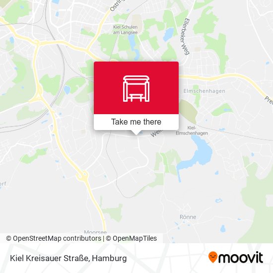 Kiel Kreisauer Straße map