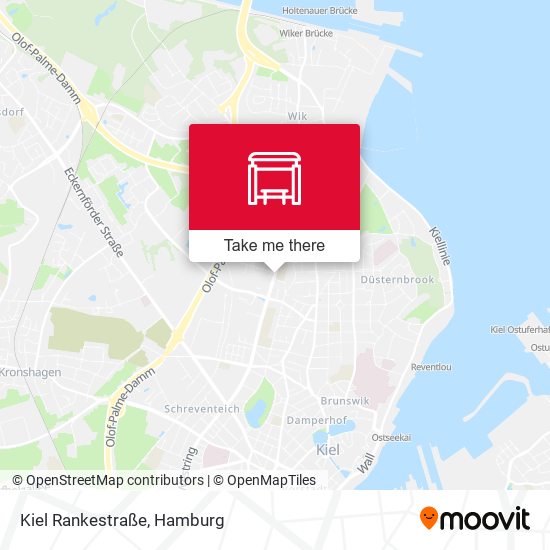 Kiel Rankestraße map