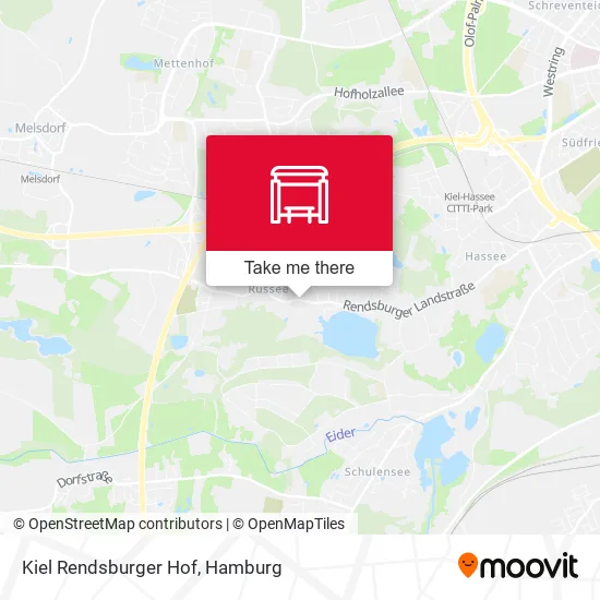 Карта Kiel Rendsburger Hof