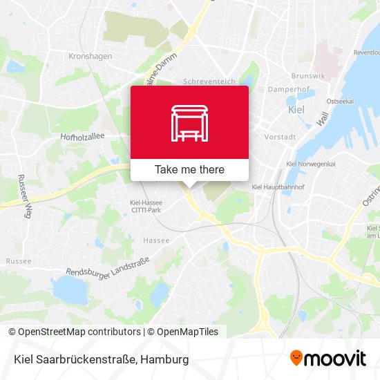 Kiel Saarbrückenstraße map