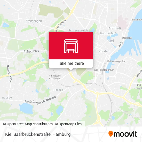 Kiel Saarbrückenstraße map