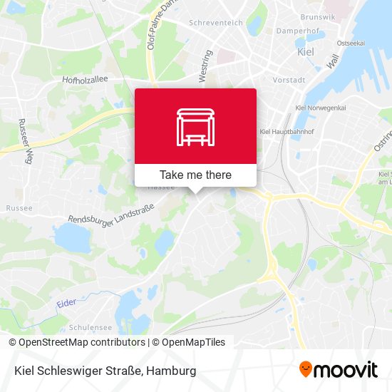 Kiel Schleswiger Straße map