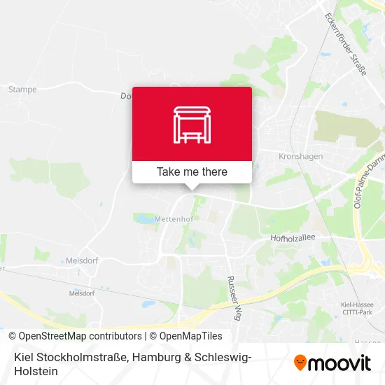 Карта Kiel Stockholmstraße