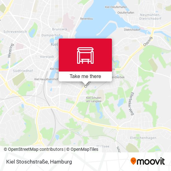 Kiel Stoschstraße map