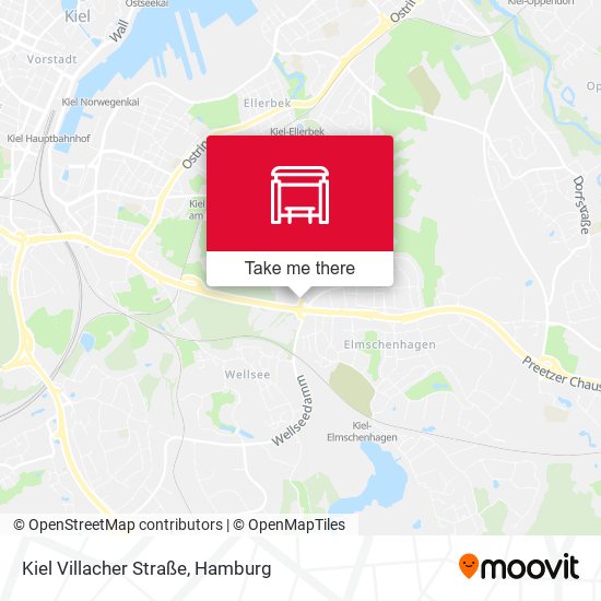 Kiel Villacher Straße map