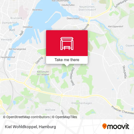 Карта Kiel Wohldkoppel