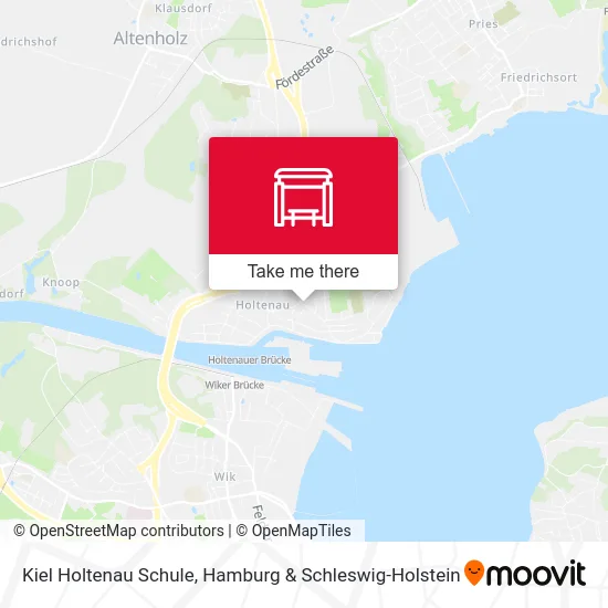 Карта Kiel Holtenau Schule