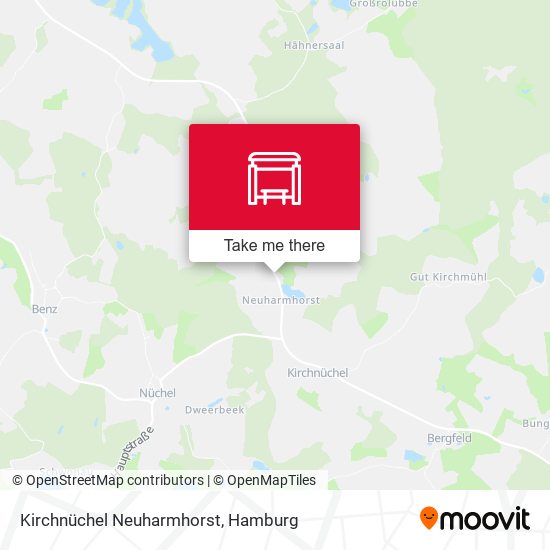 Kirchnüchel Neuharmhorst map