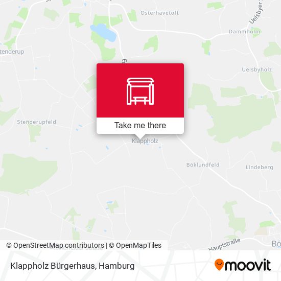 Klappholz Bürgerhaus map