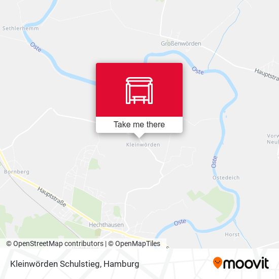 Kleinwörden Schulstieg map