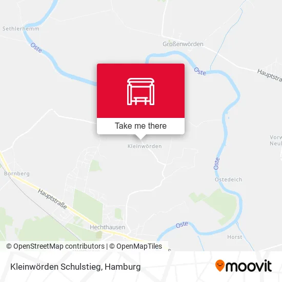 Карта Kleinwörden Schulstieg