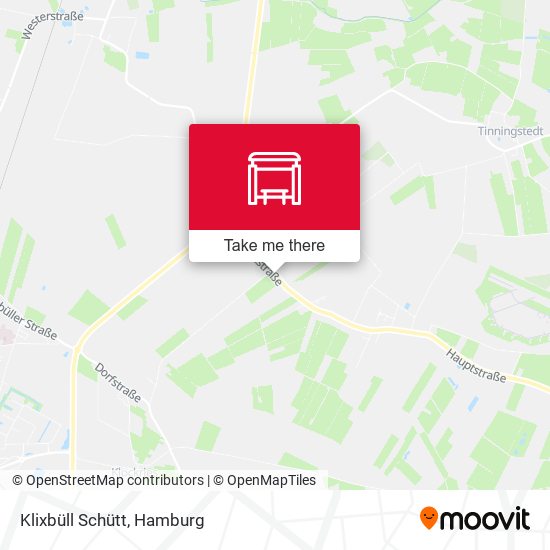 Klixbüll Schütt map