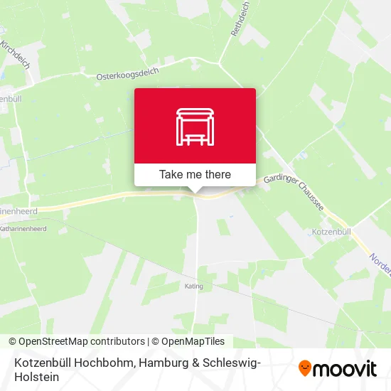 Карта Kotzenbüll Hochbohm