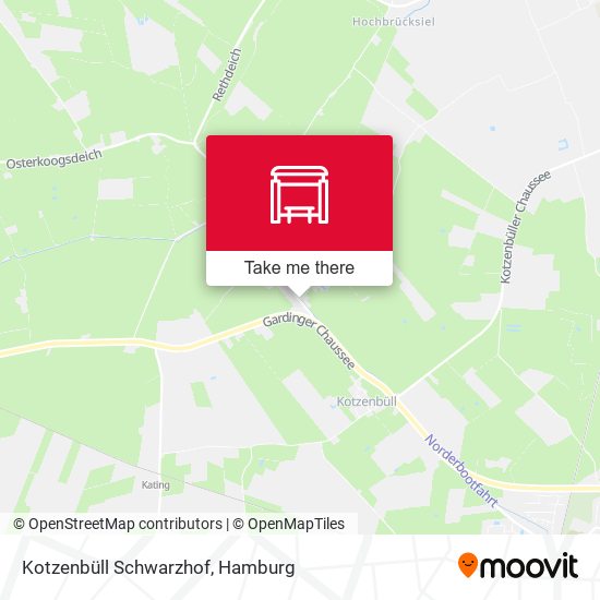 Kotzenbüll Schwarzhof map
