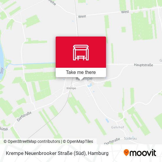 Карта Krempe Neuenbrooker Straße (Süd)