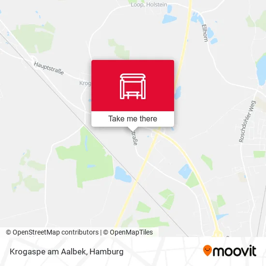 Карта Krogaspe am Aalbek