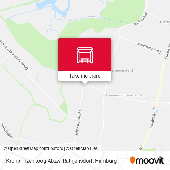 Kronprinzenkoog Abzw. Rathjensdorf map