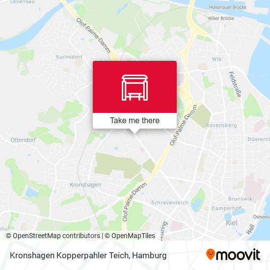 Kronshagen Kopperpahler Teich map