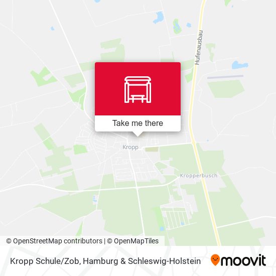 Kropp Schule/Zob map