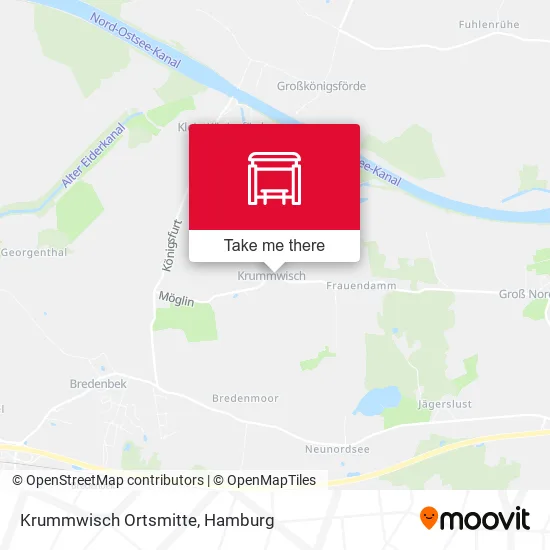 Карта Krummwisch Ortsmitte