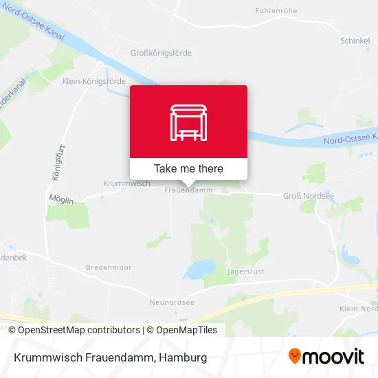Карта Krummwisch Frauendamm