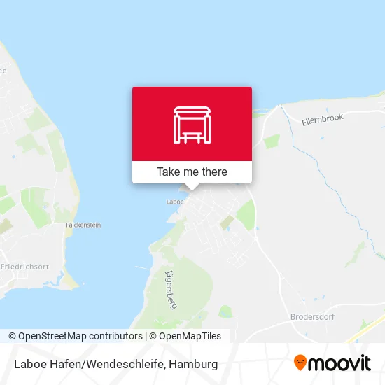 Карта Laboe Hafen/Wendeschleife