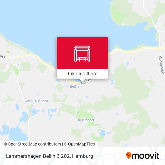 Lammershagen-Bellin B 202 map