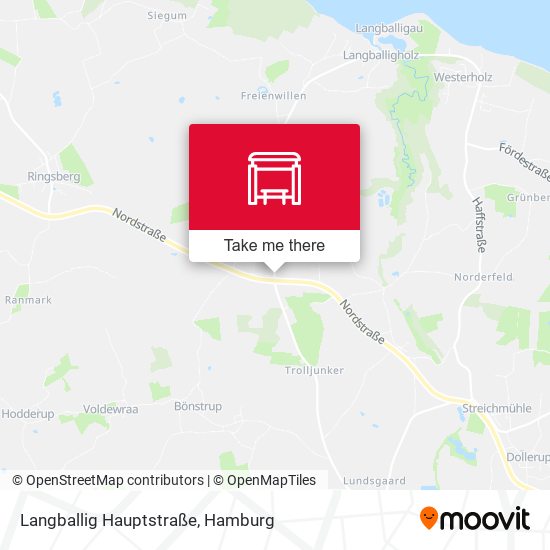 Langballig Hauptstraße map