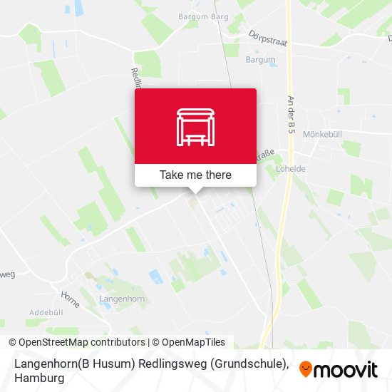Langenhorn(B Husum) Redlingsweg (Grundschule) map