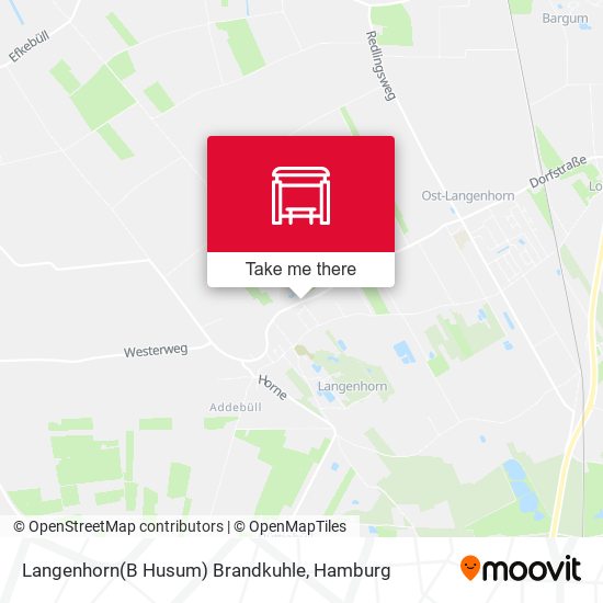 Langenhorn(B Husum) Brandkuhle map