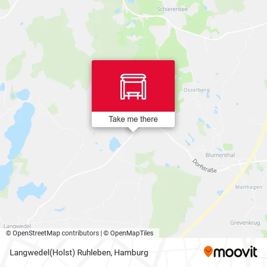Карта Langwedel(Holst) Ruhleben