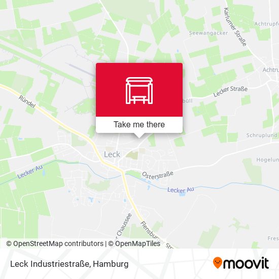 Leck Industriestraße map