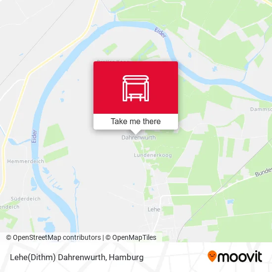 Карта Lehe(Dithm) Dahrenwurth