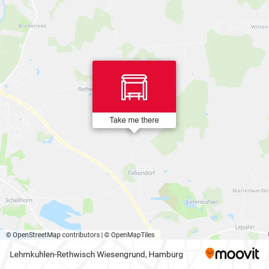 Карта Lehmkuhlen-Rethwisch Wiesengrund