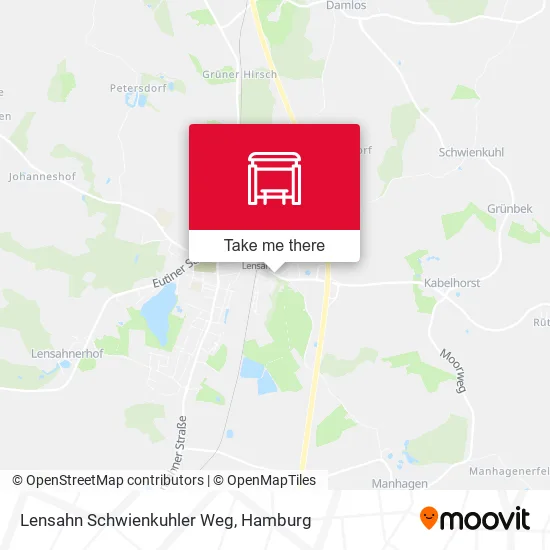 Карта Lensahn Schwienkuhler Weg