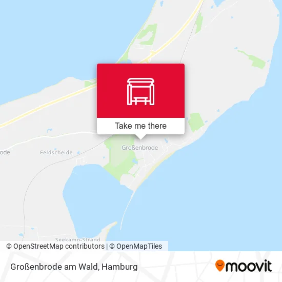 Карта Großenbrode am Wald