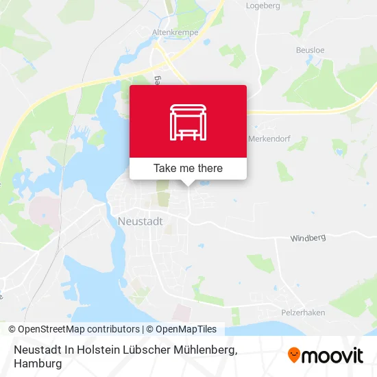 Карта Neustadt In Holstein Lübscher Mühlenberg
