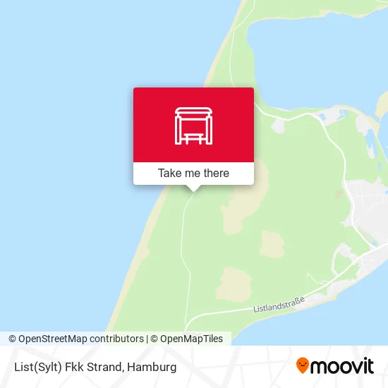 Карта List(Sylt) Fkk Strand