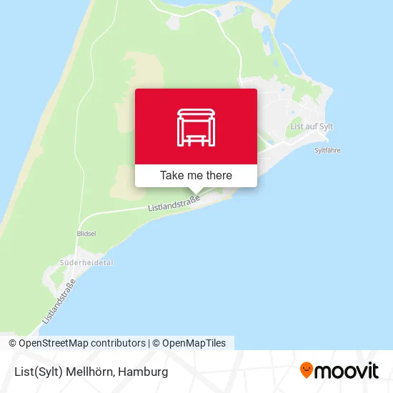 Карта List(Sylt) Mellhörn