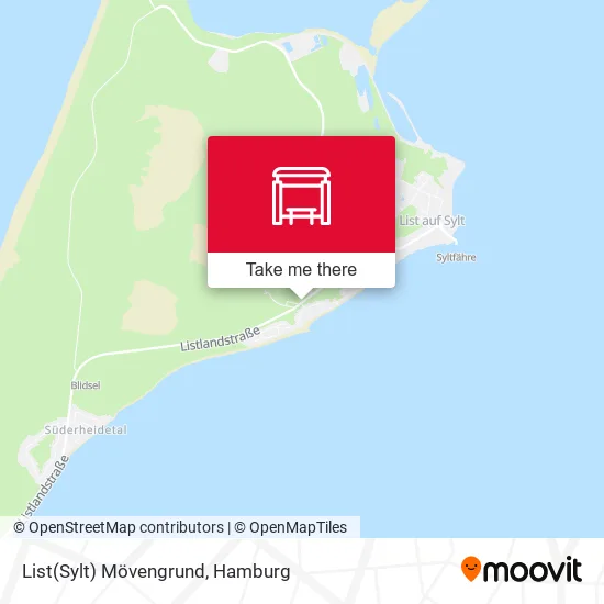 Карта List(Sylt) Mövengrund