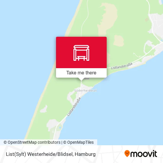 Карта List(Sylt) Westerheide/Blidsel
