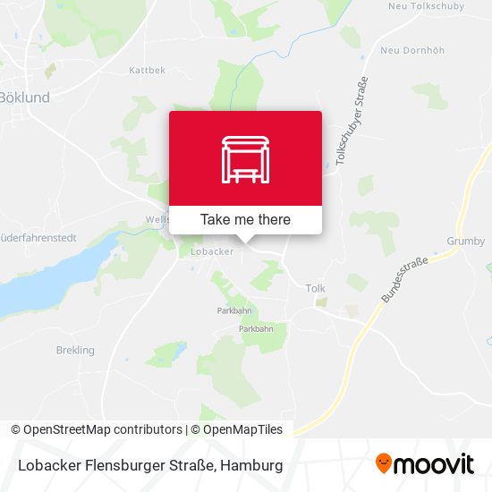 Lobacker Flensburger Straße map